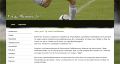 Desktop Screenshot of fussballtrainer.de