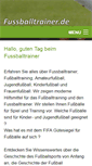 Mobile Screenshot of fussballtrainer.de